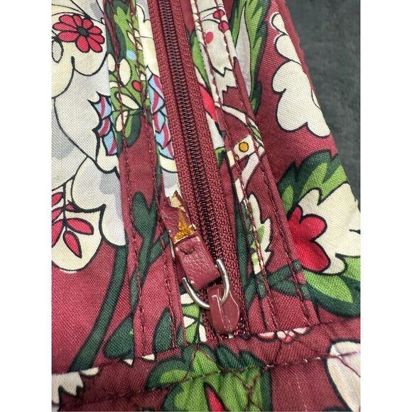 Vera Bradley burgundy lunch bag with ID holder #school #lunch - Picture 5 of 6